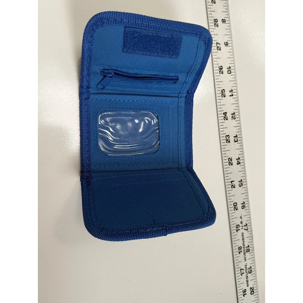 Spider-Man 3 Vintage Trifold Wallet Blue Canvas Marvel Movie 2007 Kids Accessory